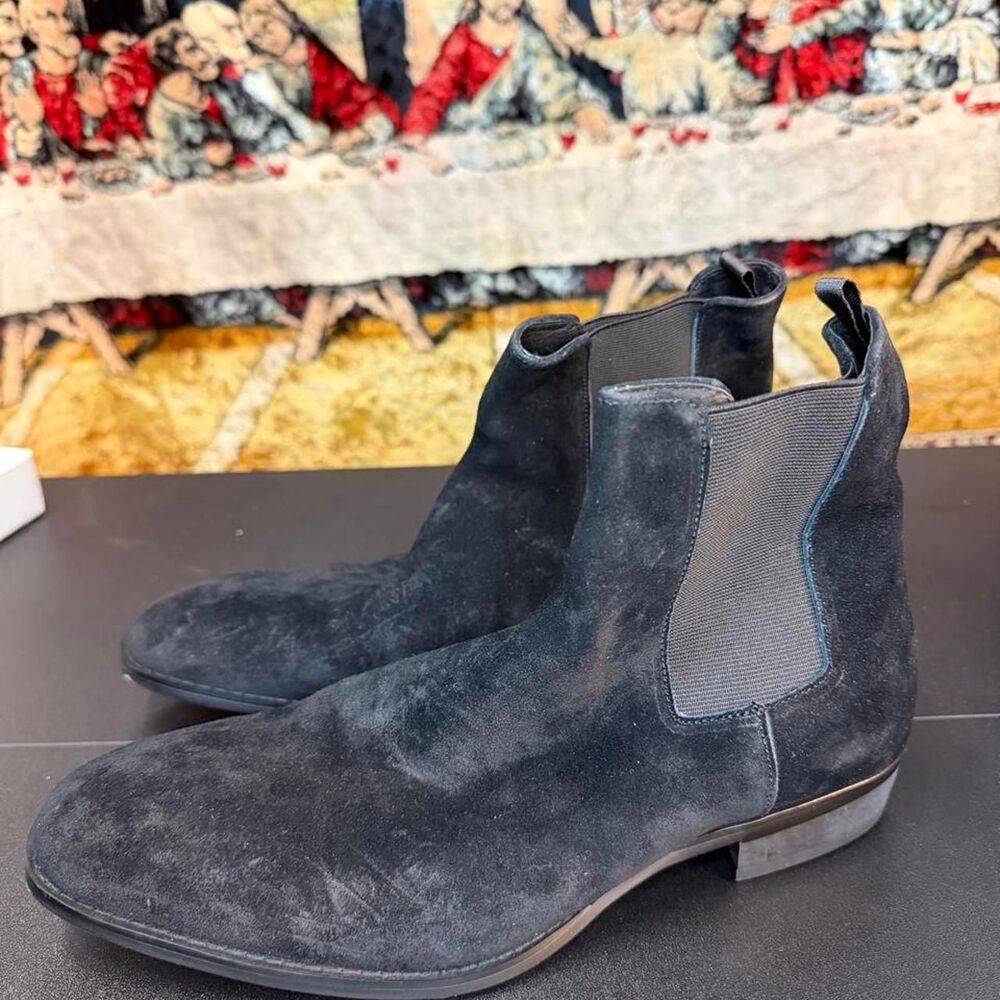 Unbranded Men's Black and Grey Boots